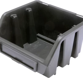 Dėžutė sandėliavimui juoda XS 116x112x75mm (78830)
