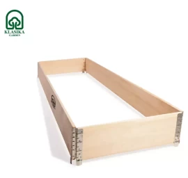 Didelė medinė pakelta lysvė KLASIKA GARDEN, 201,5x101,5x19,5 cm