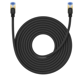 Didelės Spartos Lan Kabelis Rj45 Cat.7 10gbps 10 M Juodas