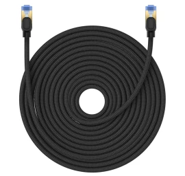 Didelės Spartos Lan Kabelis Rj45 Cat.7 10gbps 25 M Juodas