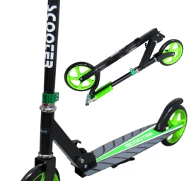 Didelis H4 žalias Sulankstomas Paspirtukas R-sport 200 Mm Ratais Iki 100 Kg