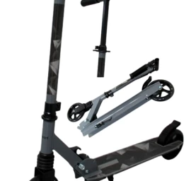 Didelis Motoroleris H10 Black Sulankstomas R-sport 145 Mm Ratais Iki 100 Kg