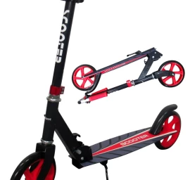 Didelis Motoroleris H4 Red Sulankstomas R-sport 200 Mm Ratais Iki 100 Kg