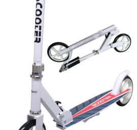 Didelis Paspirtukas H4 White Sulankstomi R-sport Ratai 200 Mm Iki 100 Kg