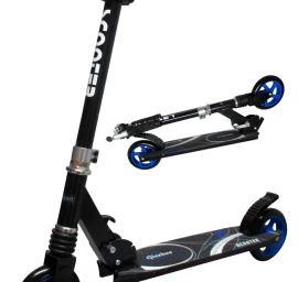 Didysis H7 Juodai Mėlynas Sulankstomas Motoroleris R-sport 145 Mm Ratais Iki 100 Kg