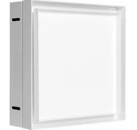 Difuzorius kvadratinis glaistomas baltas d125