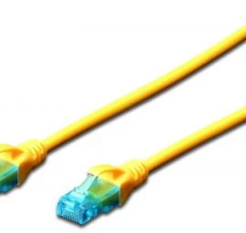 Digitus Cat5e U/utp 0,5 M Geltonos Spalvos 0,5 Komutacinis Kabelis