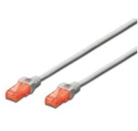 Digitus Cat6 U/utp 0,5 M Pilkos Spalvos 0,5 Komutacinis Kabelis