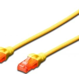 Digitus Cat6 U/utp 1 M Geltonos Spalvos 1 Komutacinis Kabelis