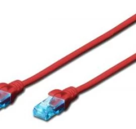 Digitus Cat6 U/utp 1 M Raudonas 1 Komutacinis Kabelis
