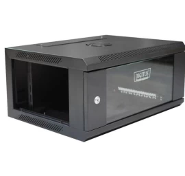 Digitus Sieninė Spinta 19&amp;#039;&amp;#039; 4u 600x450 Juoda Ral 9004