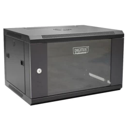 Digitus Sieninė Spinta 19&amp;#039;&amp;#039; 6u 600x450 Juoda Ral9004