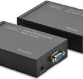 Digitus Vga + Garso Signalo Skirstytuvas - Vga + Garso Signalas + Rj-45 Ds-53400