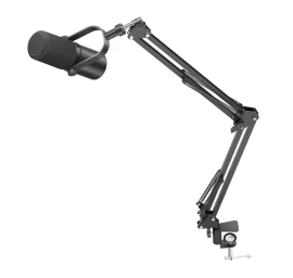 Dinaminis Studijinis Mikrofonas Su Laidu Ir Laikikliu, Usb/xlr Jungtimi – Juodas