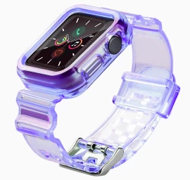 Dirželio šviesos Rinkinys Silikono Dirželio Apyrankė Apyrankė Apyrankė Laikrodžio Dėklas Watch 6 40mm / Watch 5 40mm / Watch 4 40mm / Watch Se 40mm Violetinė Dirželio šviesos Rinkinys Silikono Dirželio Apyrankė Apyrankė Apyrankė Laikrodžio Dėklas Watch 6 40mm / Watch 5 40mm / Watch 4 40mm / Watch Se 40mm Violetinė