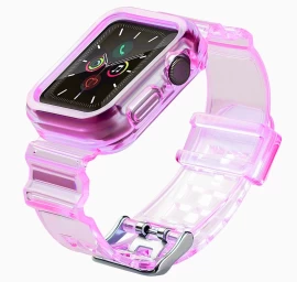 Dirželio šviesos Rinkinys Silikono Dirželio Apyrankė Apyrankė Laikrodžio Korpusas, Skirtas Watch 6 44mm / Watch 5 44mm / Watch 4 44mm / Watch Se 44mm Raudona Dirželio šviesos Rinkinys Silikono Dirželio Apyrankė Apyrankė Laikrodžio Korpusas, Skirtas Watch 6 44mm / Watch 5 44mm / Watch 4 44mm / Watch Se 44mm Raudona