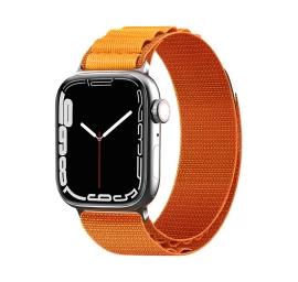 Dirželis Su Plienine Sagtimi alpine, Skirtas apple Watch 38 / 40 / 41 Mm, Oranžinės Spalvos