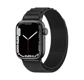 Dirželis Su Plienine Sagtimi alpine, Skirtas apple Watch 38/40/41 Mm - Juodas