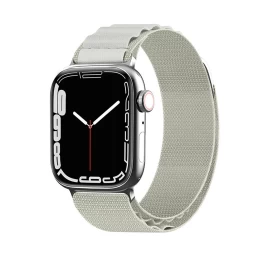 Dirželis Su Plienine Sagtimi alpine, Skirtas apple Watch 42/44/45/49 Mm - Sidabrinis