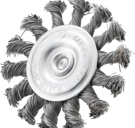 Diskinis šepetys | 6 mm antgalis | susuktas | Ø 75 mm (3982)