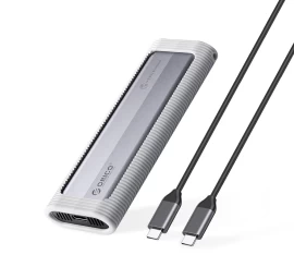 Disko Korpusas Axm2f M.2 Sata Ssd Usb-c - Pilkas