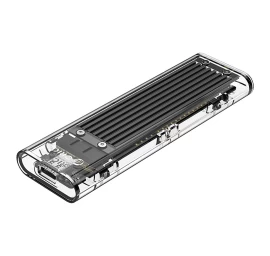 Disko Korpusas Tcm2-c3 M.2 Nvme į Usb-c 10gb/s - Juodas Ir Skaidrus