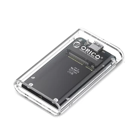 Diskų Korpusas Tc10-ms Msata Usb-c 5gb/s - Skaidrus