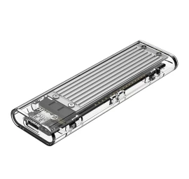 Diskų Korpusas Tcm2-c3 M.2 Nvme Su Usb-c 10gb/s - Skaidrus Pilkas