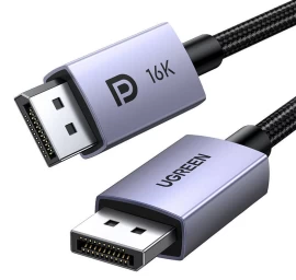 displayport 2.1 16k 3d Vision Pintas 2 M Pilkas Kabelis