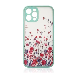 Dizaino Dėklas iphone 12 Pro Max šviesiai Mėlynas Gėlių Dėklas