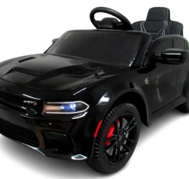 Doge Srt Black Akumuliatorinis Automobilis Eva Odinis Nuotolinio Valdymo Pultas