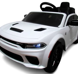 Doge Srt White Akumuliatorinis Automobilis Eva Odinis Nuotolinio Valdymo Pultas