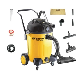 Drėgno ir sauso valymo dulkių siurblys FF GROUP WDVC 60 Pro, 1200W 60l su priedais