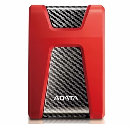 Drive external HDD ADATA HD650 AHD650-2TU31-CRD (2 TB; 2.5 Inch; USB 3.1; red color)