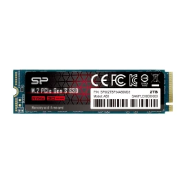 Drive Silicon Power Ace A80 SP002TBP34A80M28 (2 TB ; M.2; PCIe Gen3x4)
