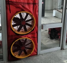 Pastatų sandarumo testas