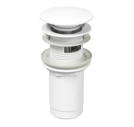 Dugno vožtuvas Click-Clack baltas matinis X01836