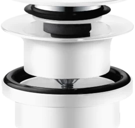 Dugno vožtuvas Hansgrohe DN32, mat. baltas 50100700