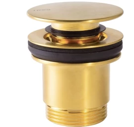 Dugno vožtuvas Tres Click-Clack Ø 63 mm, mat. auksas 24284001OM
