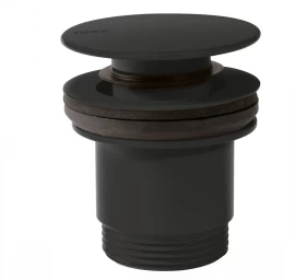 Dugno vožtuvas Tres Click-Clack Ø 63 mm, matinė juoda 24284001NM