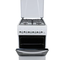 Dujinė viryklė su el. orkaite Schlosser FS5406MAZW, balta