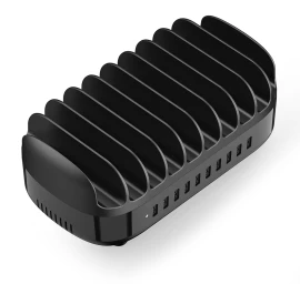Duk-10p-v1 Išmanioji įkrovimo Stotelė Planšetiniams Kompiuteriams 10x Usb-a - Juoda