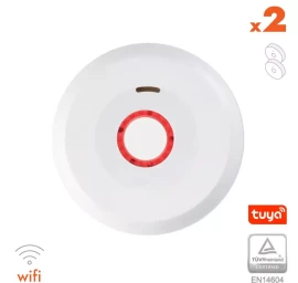 Dūmų detektorius XP-750W su WIFI, integruota 10 metų baterija 3V (2 vnt.), 300933