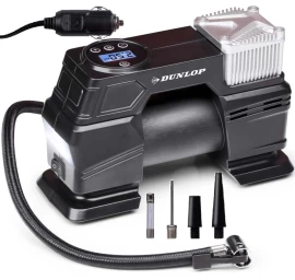 dunlop 12 V, 150 Psi Automobilinis Kompresorius Su Elektroniniu Manometru