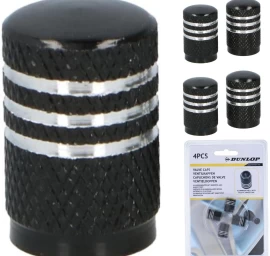 dunlop Aliumininiai Vožtuvų Dangteliai 4 Vnt.