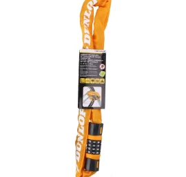 dunlop Dviračio Užrakto Grandinė Su Kombinacija, 90 Cm Ilgio, Oranžinė