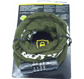 dunlop Dviračio Užrakto Grandinė Su Kombinacija, Ilgis 120 Cm - Khaky