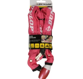 dunlop Dviračių Užrakto Grandinė 120 Cm Ilgio - Rožinė
