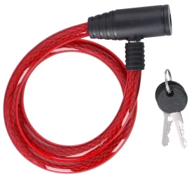 Dunlop Spiralinis Didžiojo Didžiojo Laikikiklis Su Key 1.2x65cm - Raudonas