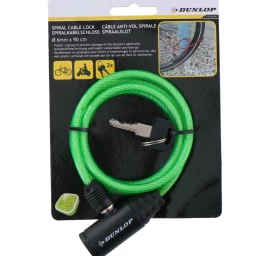 Dunlop Spiralinis Didžiųjų Dviračių Laikiklis Su Raktu 0.6x90cm žalia